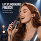 Bluetooth Karaoke Headset met Veilige Kraagveerclip