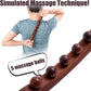 🪵 Houten Lymfemassagestok — Gelakt Beukenhout, Ergonomisch & Drainerend ✨