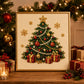 Ontspannend & Beginnersvriendelijk - DIY Kerst Kralen Diamantschilderij Kunstkit