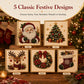 Ontspannend & Beginnersvriendelijk - DIY Kerst Kralen Diamantschilderij Kunstkit