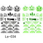 Lichtgevende Halloween Tijdelijke Tatoeages voor Kinderen Cartoon Waterdichte Gloeiende Stickers
