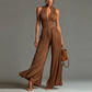 Vloeiende Geplooide Jumpsuit