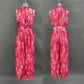 Vloeiende Geplooide Jumpsuit