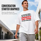 Heren Casual Ronde Hals Grappige Slogan Top
