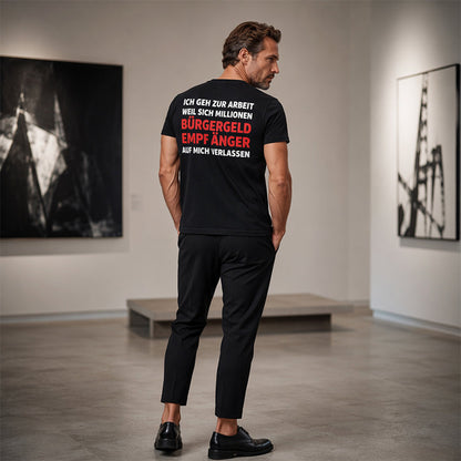 Heren Casual Ronde Hals Grappige Slogan Top