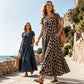 🎉 Uitverkoop 2026 — Meer dan 28200 stuks verkocht!💞 Dierenprint maxi-jurk voor dames, geschikt voor plus-size maten 🐆