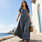 🎉 Uitverkoop 2026 — Meer dan 28200 stuks verkocht!💞 Dierenprint maxi-jurk voor dames, geschikt voor plus-size maten 🐆