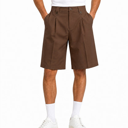 ⌛Beperkte aanbieding - Heren Casual Wijdbeense Kostuum Shorts