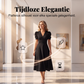 🥳2026 HOT UITVERKOOP🥳💞MEER DAN 50.000 VERKOCHT!💥💕🌿 50% KORTING! Elegante jurk met pofmouwen – V-hals en hoge taille creëren een zandloperfiguur. Ademend, kreukvrij. Perfect voor volwassen vrouwen. 👗✅