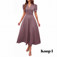 🥳2026 HOT UITVERKOOP🥳💞MEER DAN 50.000 VERKOCHT!💥💕🌿 50% KORTING! Elegante jurk met pofmouwen – V-hals en hoge taille creëren een zandloperfiguur. Ademend, kreukvrij. Perfect voor volwassen vrouwen. 👗✅