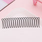 Babyhaartjes en pluisjes netjes houden zonder zichtbare haarspeldjes – Onzichtbare Metalen Haarkam | 10 Stuks | 8 Ontwerpen | Recht, Halve Cirkel of Ster 💆✨