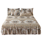 🌸 -50% !    🛏️ Bloemen bedrokset met ruches, 2 kussenslopen en 5 maten