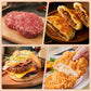 🍔 Ronde burgerpers van 304 RVS voor gelijkmatige patties