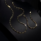 💥Ketting en armband als bijpassende set met zirkonia-stenen – Vergulde Koperen Sieradenset | Geometrische Schakels | Verstelbaar 40+5,5 cm | Gegalvaniseerd ✨💍