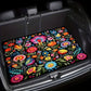 De kofferbak van de auto beschermen tegen vuil, dierenhaar en krassen – Kofferbakmat Kristalfluweel | 75×100 cm | Antislip Onderkant | Versterkte Randen | 9 Printdesigns 🚗🛡️