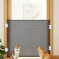 Retractable Punch-Free Pet Gate for Indoor Doorways and Stairs