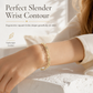 ✨Een gouden armband met ruitjesgevulde hartschakel en geometrische holle vierkante schakels die licht weerkaatsen zonder te knellen – Rhinestone Hart Armband | Goldplated Sluiting | Lichtgewicht 💛✨