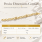 ✨Een gouden armband met ruitjesgevulde hartschakel en geometrische holle vierkante schakels die licht weerkaatsen zonder te knellen – Rhinestone Hart Armband | Goldplated Sluiting | Lichtgewicht 💛✨