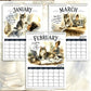 🐱🔥 50% KORTING! 2027 Katten Muurkalender – Maandelijkse Schattige Katten, Groot Datarooster, Dik Papier, Wanddecoratie voor Thuis & Kantoor ✨