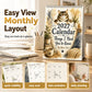 🐱🔥 50% KORTING! 2027 Katten Muurkalender – Maandelijkse Schattige Katten, Groot Datarooster, Dik Papier, Wanddecoratie voor Thuis & Kantoor ✨