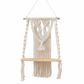 🌿Handgeweven boho-wandplank voor decoratie en opbergruimte