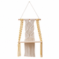 🌿Handgeweven boho-wandplank voor decoratie en opbergruimte