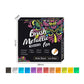 Metallic stiften die glinsteren op papier, glas, steen, hout en keramiek – Metallic Markeerset | 12 of 24 Kleuren | Dual Tip, Harde Punt of Penseelpunt | 16 cm | Nylon+Vezel ✨🎨