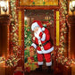 🎄 2+1 GRATIS –Kerstdeurversiering met Santa, sneeuwpoppen en kerstbomen