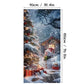 🎄 2+1 GRATIS –Kerstdeurversiering met Santa, sneeuwpoppen en kerstbomen