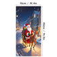 🎄 2+1 GRATIS –Kerstdeurversiering met Santa, sneeuwpoppen en kerstbomen