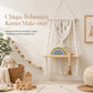 🌿Handgeweven boho-wandplank voor decoratie en opbergruimte