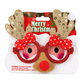 👻 50% OFF NOW! 🎄 Feestelijke kerstbril met glitterdetails voor party en verkleedplezier