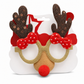 👻 50% OFF NOW! 🎄 Feestelijke kerstbril met glitterdetails voor party en verkleedplezier
