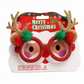 👻 50% OFF NOW! 🎄 Feestelijke kerstbril met glitterdetails voor party en verkleedplezier