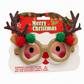 👻 50% OFF NOW! 🎄 Feestelijke kerstbril met glitterdetails voor party en verkleedplezier