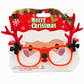 👻 50% OFF NOW! 🎄 Feestelijke kerstbril met glitterdetails voor party en verkleedplezier