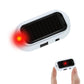 🔦 LED-knipperlamp op zonne-energie met antidiefstalbeveiliging
