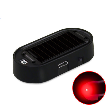 🔦 LED-knipperlamp op zonne-energie met antidiefstalbeveiliging