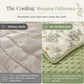☁️ Lichte zomerquilt met sojavezels, 3D-dotstructuur en 4 maten
