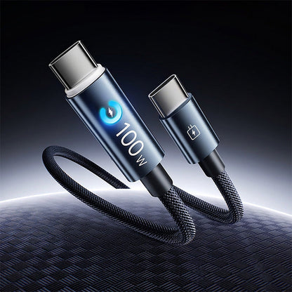⏳ Tijdelijke aanbieding⏳ 100W USB-C naar USB-C snellaadkabel met E-marker-chip
