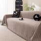 🏡 Chenille banksprei met visgraatpatroon en kwastjes