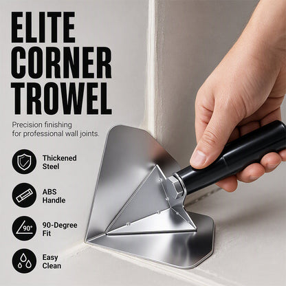 🧱 RVS binnen- en buitenhoekspaan met ergonomische handgreep