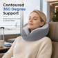 ⏳ 50% KORTING! ⏰ U-vormig Traagschuim Reiskussen voor de Nek – Koelende IJszijden Hoes, Magnetische Gesp & 360° Ergonomische Nekondersteuning voor Maximaal Comfort in Vliegtuigen, Treinen en op Kantoor ✨🛫
