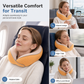 ⏳ 50% KORTING! ⏰ U-vormig Traagschuim Reiskussen voor de Nek – Koelende IJszijden Hoes, Magnetische Gesp & 360° Ergonomische Nekondersteuning voor Maximaal Comfort in Vliegtuigen, Treinen en op Kantoor ✨🛫