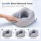 ⏳ 50% KORTING! ⏰ U-vormig Traagschuim Reiskussen voor de Nek – Koelende IJszijden Hoes, Magnetische Gesp & 360° Ergonomische Nekondersteuning voor Maximaal Comfort in Vliegtuigen, Treinen en op Kantoor ✨🛫