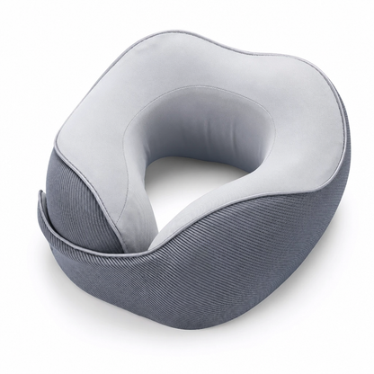 ⏳ 50% KORTING! ⏰ U-vormig Traagschuim Reiskussen voor de Nek – Koelende IJszijden Hoes, Magnetische Gesp & 360° Ergonomische Nekondersteuning voor Maximaal Comfort in Vliegtuigen, Treinen en op Kantoor ✨🛫