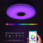 Slimme LED-plafondlamp met Bluetooth-speaker en RGB-licht
