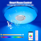 Slimme LED-plafondlamp met Bluetooth-speaker en RGB-licht