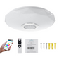 Slimme LED-plafondlamp met Bluetooth-speaker en RGB-licht