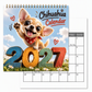 📢📢  1+1 gratis🐕Chihuahua-wandkalender voor 12 maande